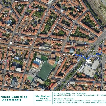 Via Lorenzo Di Credi 3 - Grazioso Con Vista, In Piazza Alberti Vicino Stadio, Nelson Mandela Forum E Con Parcheggio Di Fronte - Charming